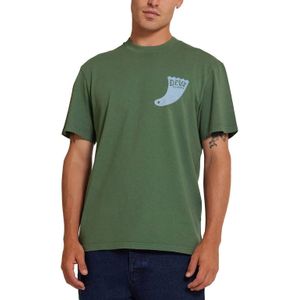 Deus Ex Machina - Single Fin Tee - T-shirt - Groen