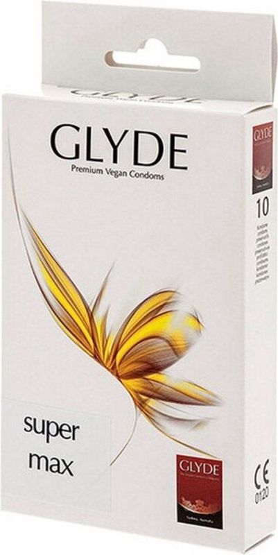 Glyde - Super Max - Condooms - Transparant - Natuurrubber