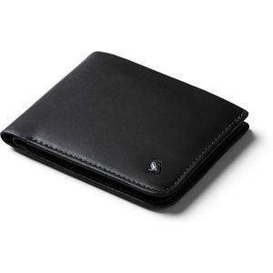 Bellroy Hide & Seek, dunne lederen portemonnee, RFID-edities beschikbaar (max. 12 pasjes en biljetten) - Black - RFID