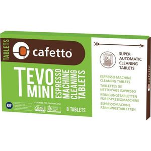 Cafetto Biologische Tevo Mini Espressomachine Cleaning tablets - Geschikt voor koffiemachine met bonen