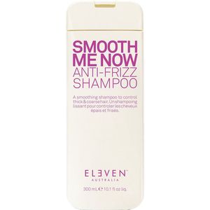 ELEVEN AUSTRALIA Smooth Me Now Anti-Frizz Shampoo | Bestrijdt de twee belangrijkste oorzaken van kroezen - Schade en uitdroging - 300 ml
