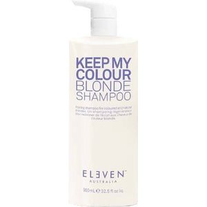 Eleven Australia - Keep My Blonde - Shampoo - Blauw - Met Soja- en Tarwe-Eiwitten