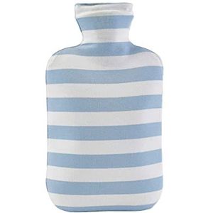 Warmwaterkruik Warmwaterkruik Met Grote Capaciteit En Deksel Zachte, Warmwaterkruik Voor Nek En Schouder Kruik Warm Winter (Color : Blu, Size : 20X32CM)