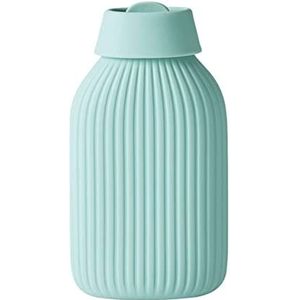 Warmwaterkruik Warmwaterzak Klassieke Warmwaterkruik, Warmwaterkruik Met Grote Capaciteit Cold Pack Voor Verjaardag Kerstmis Kruik Warm Winter (Color : Grün, Size : 23.2 * 12 cm)