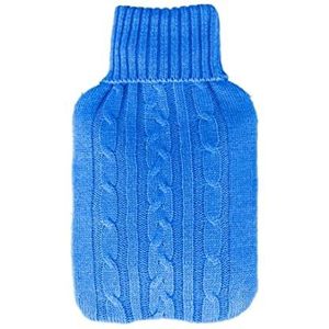 Warmwaterkruik Warmwaterkruik 2 Liter Rubberen Warmwaterkruik Met Deksel Gebreid, Voor Pijnverlichting Gezellige Nachten In De Nek Kruik Warm Winter (Color : D, Size : 33 * 22 cm)