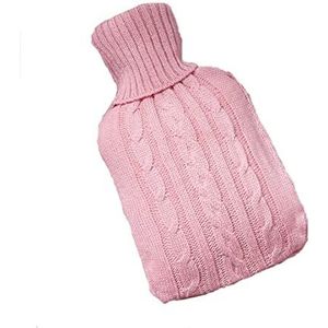 Warmwaterkruik Warmwaterkruik Met Gebreide Hoes Warmwaterzak Voor Volwassenen Pijnbestrijding Rug Nek Hoofdpijn Gezellige Nachten Kruik Warm Winter (Color : B, Size : 2L)