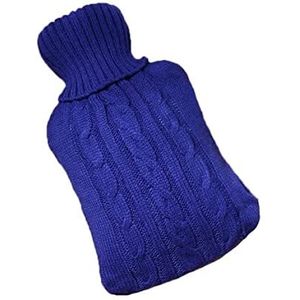 Warmwaterkruik Warmwaterkruik Met Gebreide Hoes Warmwaterzak Voor Volwassenen Pijnbestrijding Rug Nek Hoofdpijn Gezellige Nachten Kruik Warm Winter (Color : A, Size : 2L)