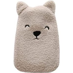 Warmwaterkruik Warmwaterkruik Met Deksel, Warmwaterzak Voor Pijnverlichting Nekrug Hoofdpijn Gezellige Nachten Kruik Warm Winter (Color : Grey, Size : 350ml)