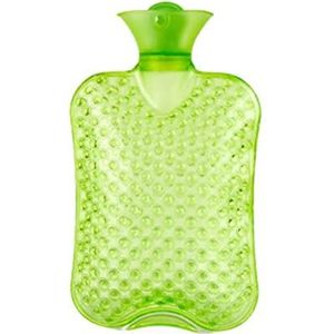 Warmwaterkruik Warmwaterkruik PVC Warmwaterzak Voor Volwassen Pijnbestrijding Nekrug Hoofdpijn Periode Krampen Gezellige Nachten Kruik Warm Winter (Color : Grün, Size : 2 L)