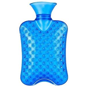 Warmwaterkruik Warmwaterkruik PVC Warmwaterzak Voor Volwassen Pijnbestrijding Nekrug Hoofdpijn Periode Krampen Gezellige Nachten Kruik Warm Winter (Color : Blu, Size : 2 L)