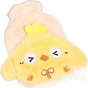 Warmwaterkruik Met Pluche Bedekte Warmwaterkruik Warmtezak Voor Pijnverlichting Nekrug Hoofdpijn Gezellige Nachten Kruik Warm Winter (Color : C, Size : 500ML)