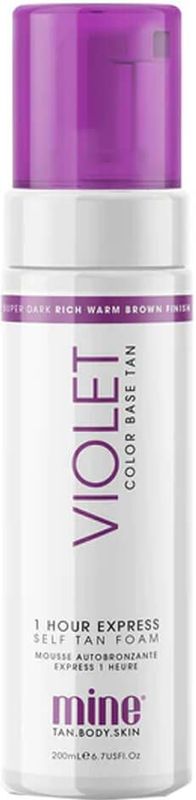 Minetan - Violet Self Tanning Foam for Dark Tanning (Super Dark 1 Hour Express Tan) - 200ml