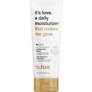 B.Tan Gradual Tan Lotion It's Love A Daily Moisturizer That Makes Me Glow 236 ml