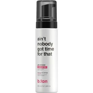 b.tan Ain't Nobody Got Time For That Pre-Shower Self Tan Mousse (U) 200 ml