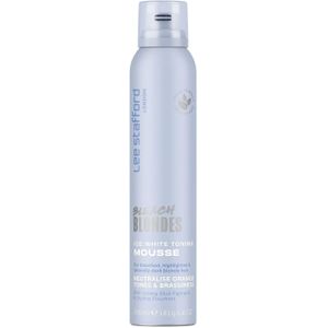 Lee Stafford - Bleach Blondes - Styling Mousse - 200ml - IJs Wit