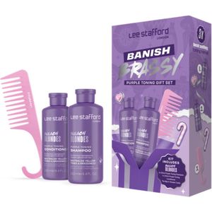Lee Stafford - Brassy Blondes - Toning Kit - Zilver - Inclusief Kam