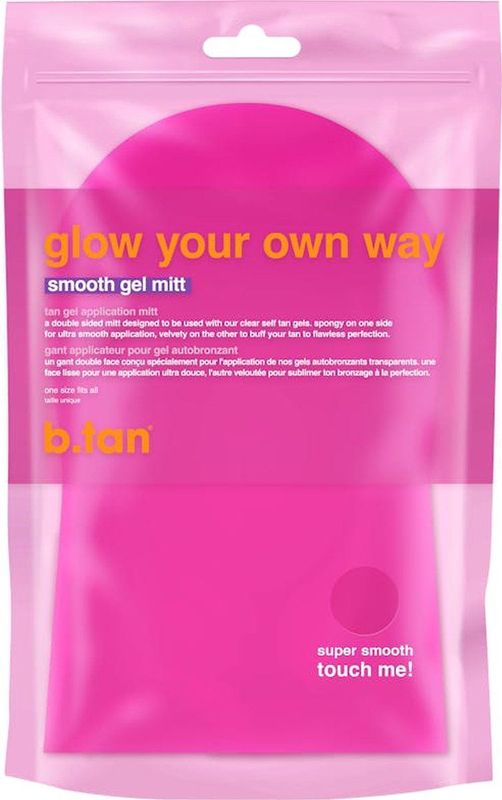 Glow Your Own Way - Smooth Gel Mitt - Bruin - Handschoen
