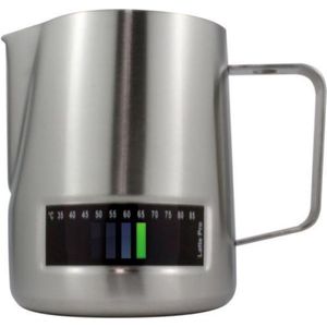Latte Pro Melkkan Met Thermometer 0,6L RVS