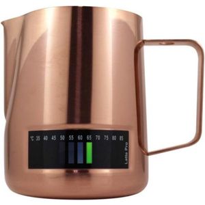 Latte Pro melkkan 60cl koper met temperatuurindicatie