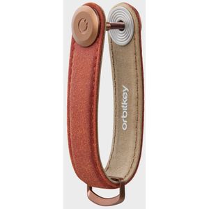 OrbitKey - Waxed Canvas Key Organiser - Brick Red