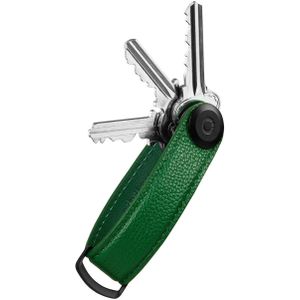 Orbitkey Key Organizer 2.0 pebbled leather emerald