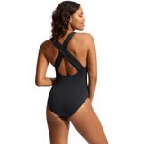 Seafolly - Womens Collective Cross Back One Piece - Badpak - Zwart