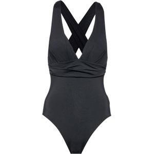 Seafolly - Womens Collective Cross Back One Piece - Badpak - Zwart