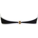 Seafolly - Beach Bound Ring Front Bandeau - Bikinitop - Zwart