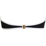 Seafolly - Beach Bound Ring Front Bandeau - Bikinitop - Zwart