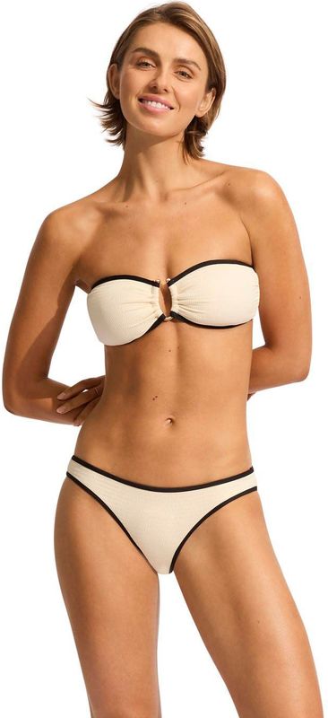 Seafolly Womens Beach Bound Hipster Pant Bikinibroekje (Dames |grijs)