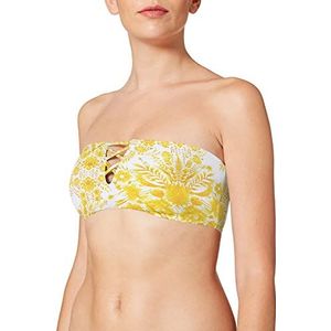 Seafolly Vrouwen Zonnebloem Tube Top Bikini, Geel (Boterkop), 36