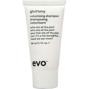 Evo Gluttony Volume Shampoo 30ml - Normale shampoo vrouwen - Voor Alle haartypes