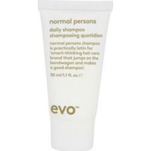 Evo Normal Persons Daily Shampoo 30ml - Normale shampoo vrouwen - Voor Alle haartypes