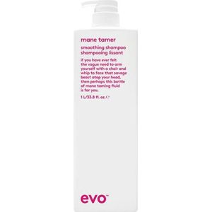 Evo Mane Tamer Smoothing Shampoo 1L - Normale shampoo vrouwen - Voor Alle haartypes - 1000 ml - Normale shampoo vrouwen - Voor Alle haartypes