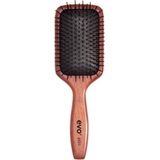 Evo - Pete Iconic Paddle Borstel - Gecertificeerd Harthout - Zacht Kussen Pad