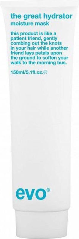 Evo The Great Hydrator Moisture Haarmasker 140ML - Haarmasker beschadigd haar