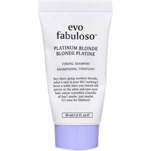Evo Platinum Blonde Toning Shampoo (30ml)