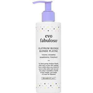 Evo Platinum Blonde Toning Shampoo (250ml)