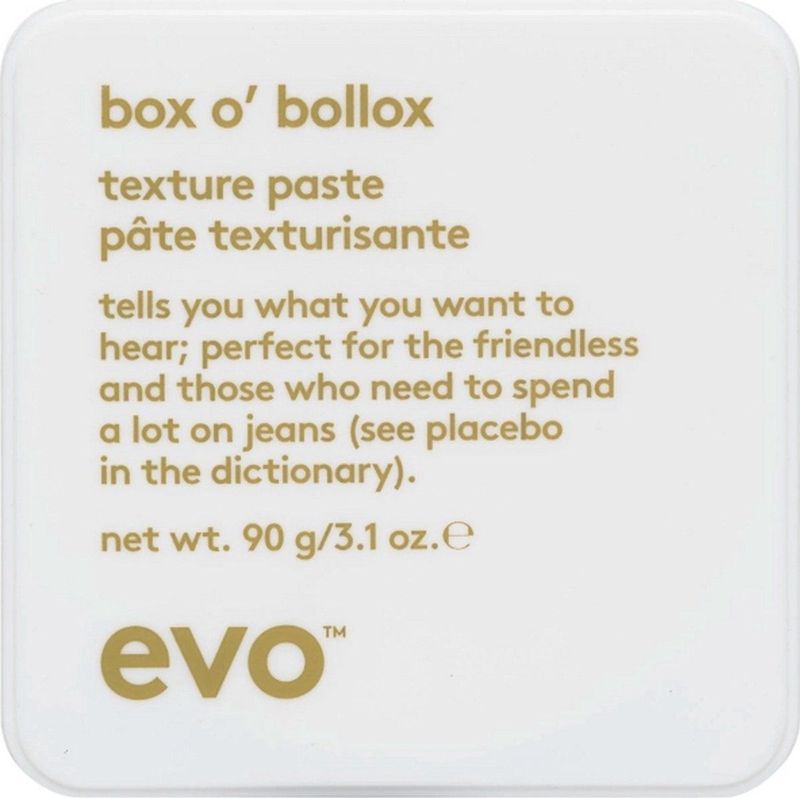 Evo Box O’ Bollox - Texture Paste - 90gr - Extra-Sterke Hold - Super-Matte Finish