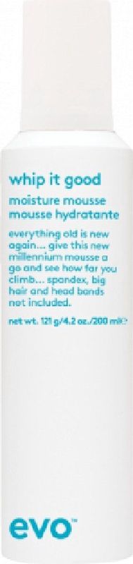 Evo - Whip It Good Styling Mousse - 200 ml - Hydraterende Mousse