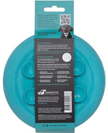 LickiMat® Honden likmat Ufo, turkoois