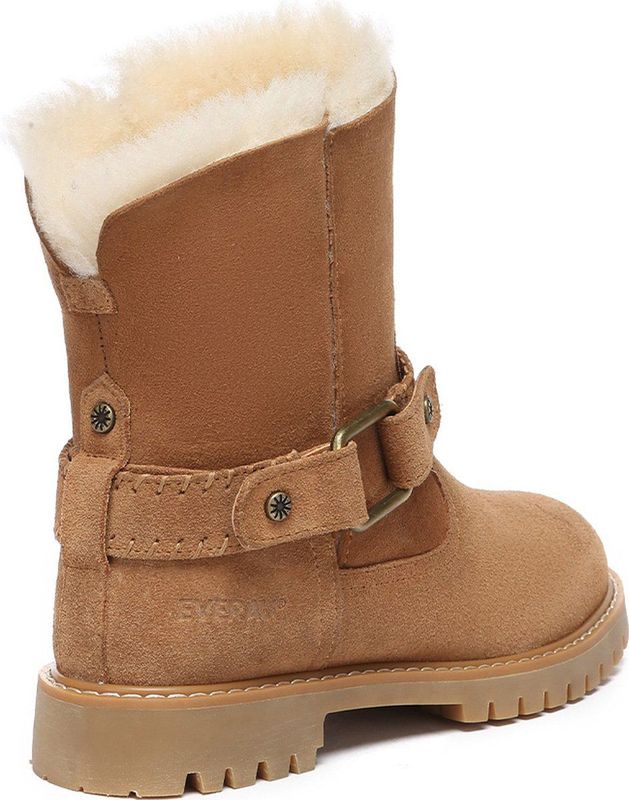 EVER AU - Pheasant - Halfhoge Laarzen - Bruin - Suède