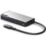 Alogic - Fusion Swift - Interface Hub - Zwart - USB 3.2 Gen 1 - 4 Havens