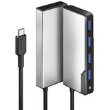 Alogic - Fusion Swift - Interface Hub - Zwart - USB 3.2 Gen 1 - 4 Havens