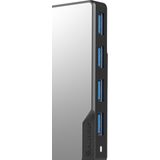 Alogic - Fusion SWIFT - 4-in-1 USB-A Docking Station - Grijs