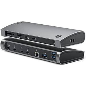 ALOGIC TB4D3TB laptop dock & poortreplicator Bedraad Thunderbolt 4 Zwart