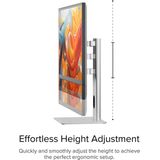 Alogic - Clarity Pro Touch - Monitor - Grijs - 27"" UHD 4K met Webcam en Touch Screen