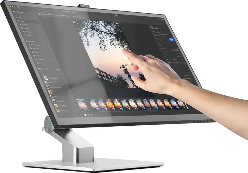 Alogic - Clarity Pro Touch-standaard - Zilver - Opvouwbaar - 360° Draaibaar