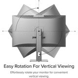ALOGIC 32C4KPDW LED display 81,3 cm (32") 3840 x 2160 Pixels 4K Ultra HD Aluminium, Zwart