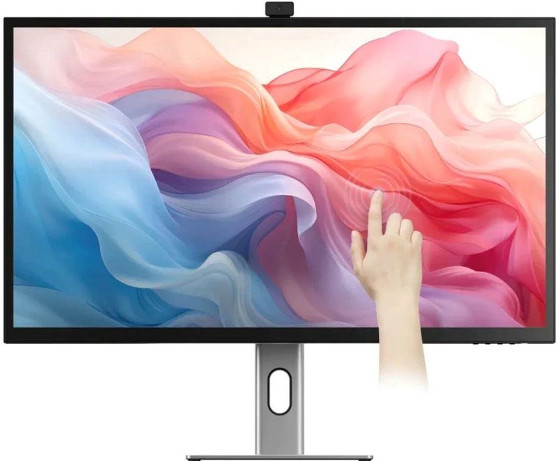ALOGIC 32C4KPDWT LED display 81,3 cm (32") 3840 x 2160 Pixels 4K Ultra HD Touchscreen Multi-gebruiker Zwart, Zilver